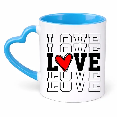 Love - Šolja Srce – proizvod sa printom