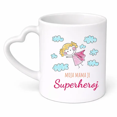 Moja mama je superheroj - Šolja srce