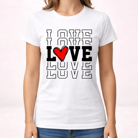Love - Majica - Ženska – proizvod sa printom