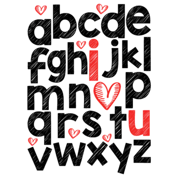 I love you na proizvodu