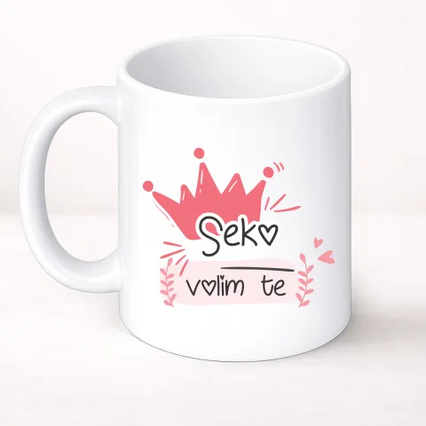 Seko volim te - Šolja Classic – proizvod sa printom