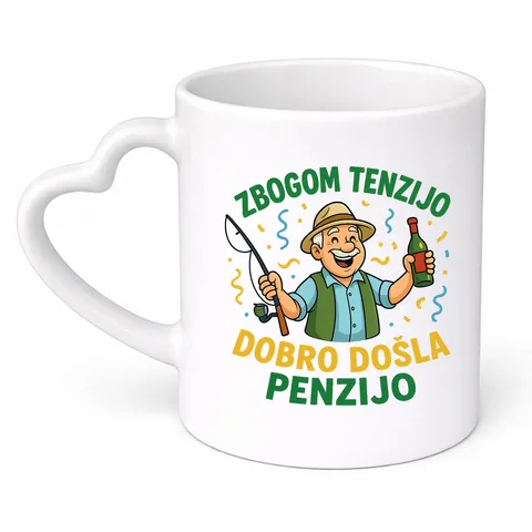 Zbogom tenzijo dobro došla penzijo 3 - Šolja srce