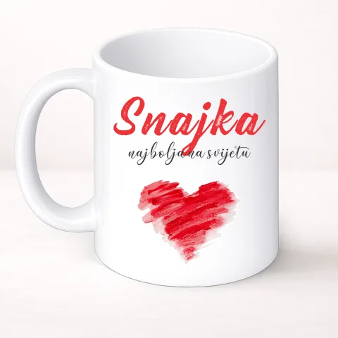 Snajka najbolja na svijetu - Šolja Classic – proizvod sa printom