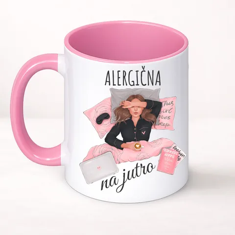 Alergična na jutro - Šolja Classic
