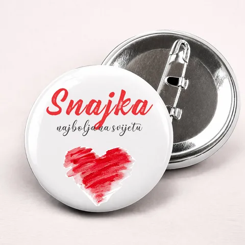 Snajka najbolja na svijetu - Bedževi