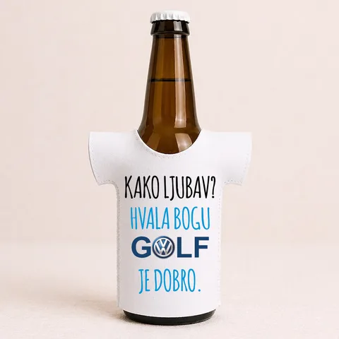 Kako ljubav? Hvala bogu GOLF je dobro #2 - Majica za flaše