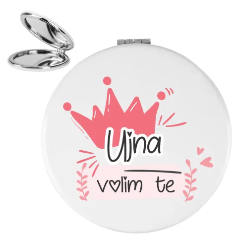 Ujna volim te - Ogledalce – proizvod sa printom