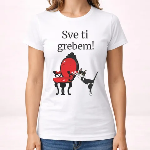 Sve ti grebem - Majica - Ženska