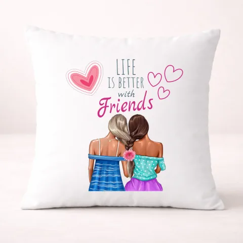 Life is better with Friends - Jastuk – proizvod sa printom