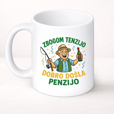 Zbogom tenzijo dobro došla penzijo 3 - Šolja Classic – proizvod sa printom
