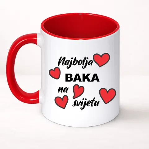 Najbolja baka na svijetu 2 - Šolja Classic – proizvod sa printom