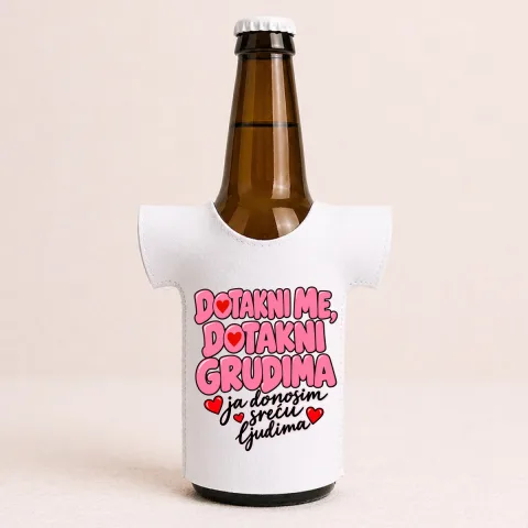 Dotakni me dotakni grudima 2 - Majica za flaše – proizvod sa printom