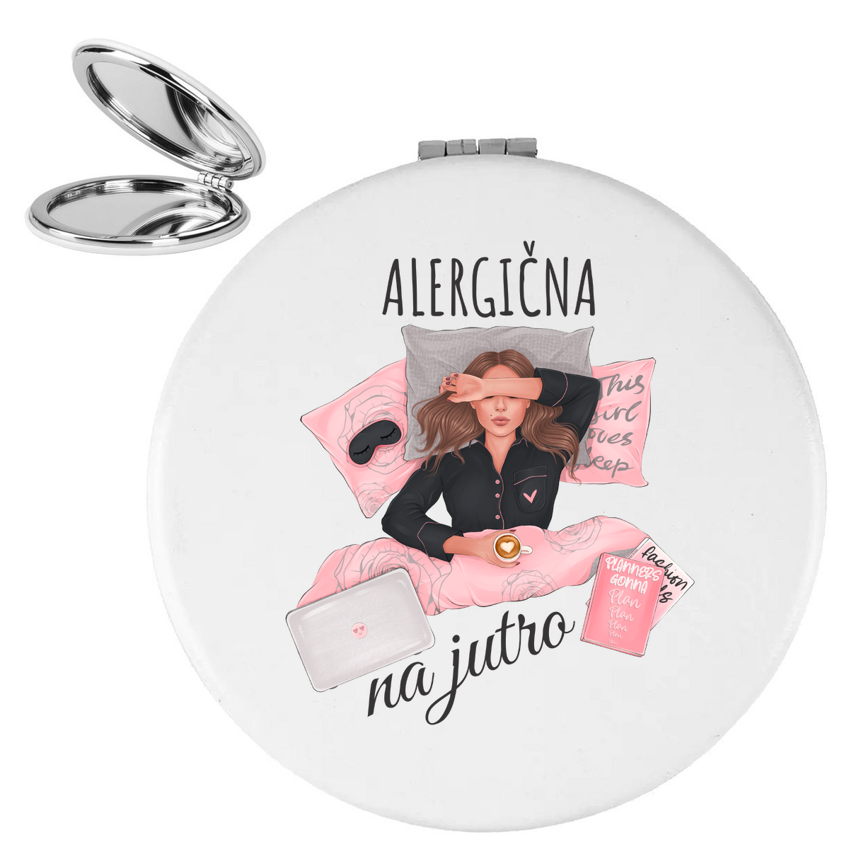 Alergična na jutro - Ogledalce – prikaz proizvoda