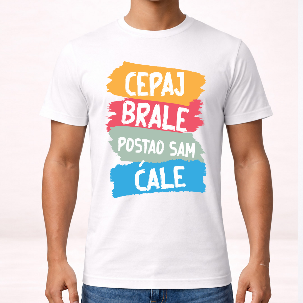 Cepaj brale postao sam ćale 2 - Majica – prikaz proizvoda