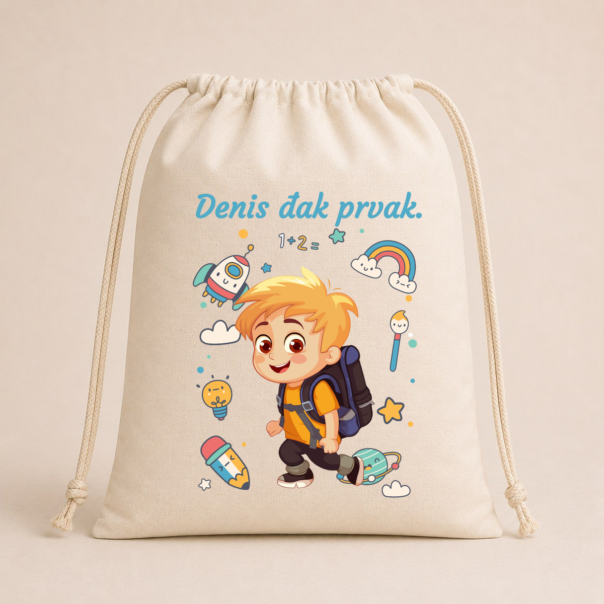 Đak prvak #2 - Pamučna vreća – prikaz proizvoda