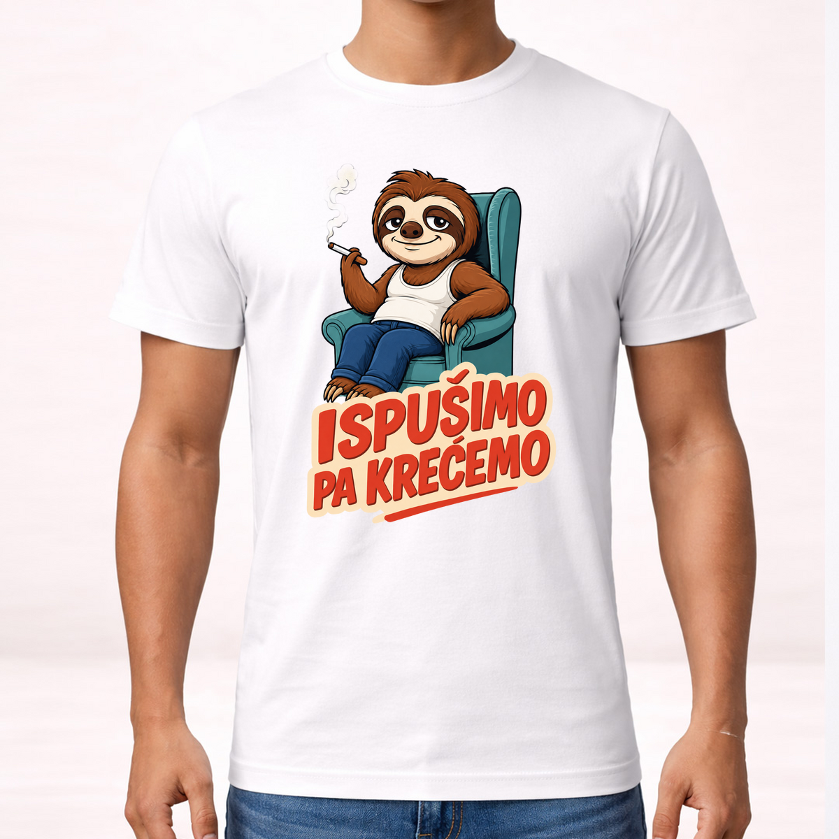 Ispušimo pa krećemo - Majica – prikaz proizvoda