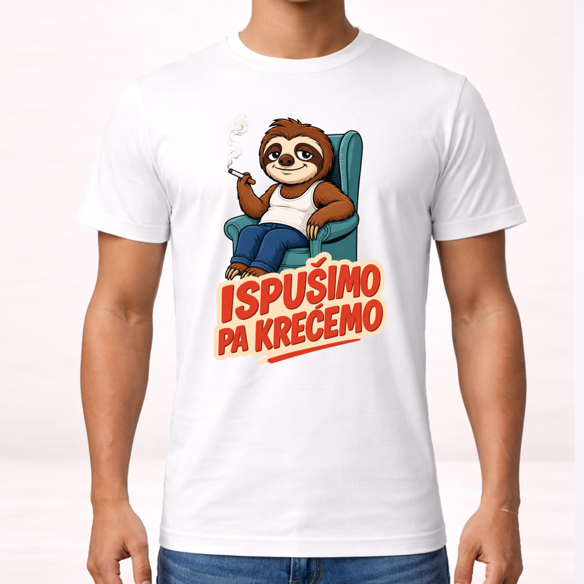 Ispušimo pa krećemo - Majica – prikaz proizvoda