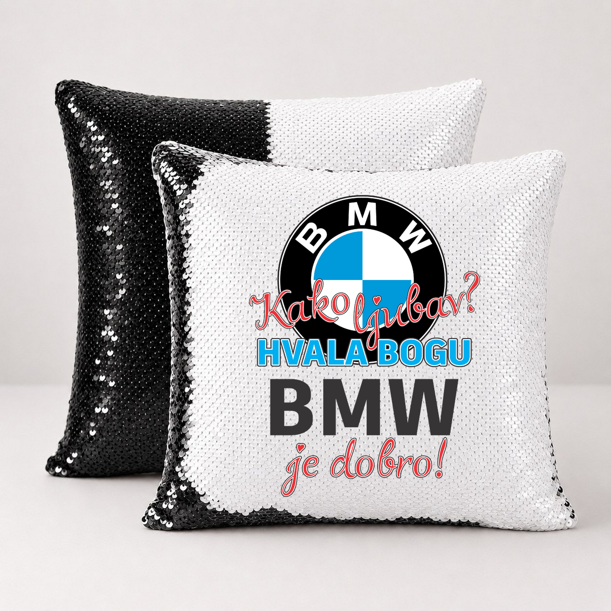 Kako ljubav Hvala bogu BMW je dobro - Jastuk magični – prikaz proizvoda