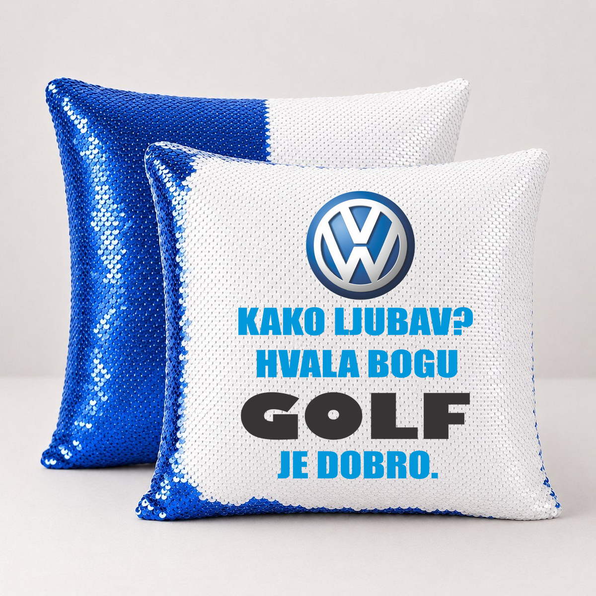 Kako ljubav? Hvala bogu GOLF je dobro - Jastuk magični – prikaz proizvoda