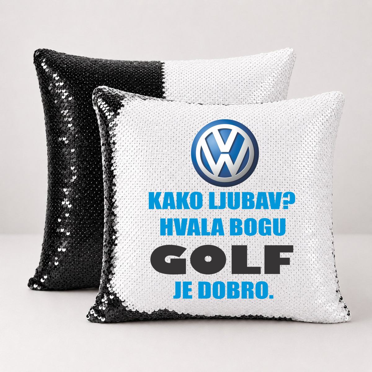 Kako ljubav? Hvala bogu GOLF je dobro - Jastuk magični – prikaz proizvoda