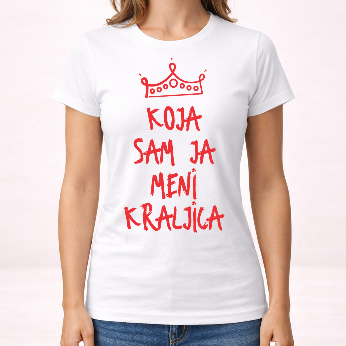 Koja sam ja meni kraljica - Majica - Ženska – prikaz proizvoda