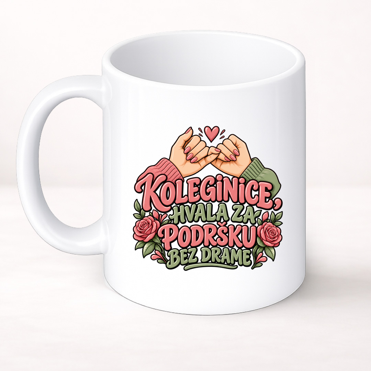 Koleginice, hvala za podršku bez drame - Šolja Classic – prikaz izdelka