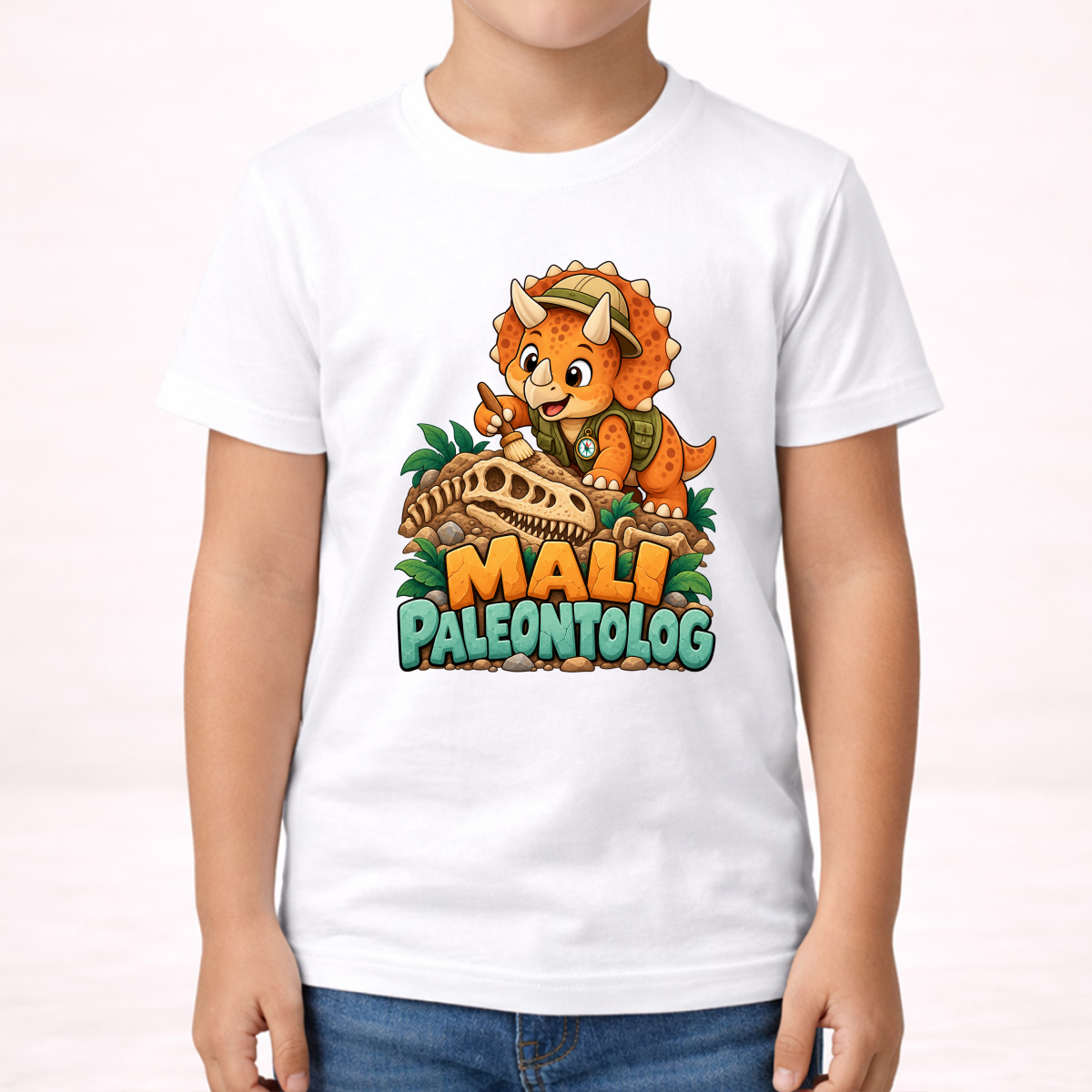 Mali paleontolog - Majica - Dječija – prikaz proizvoda