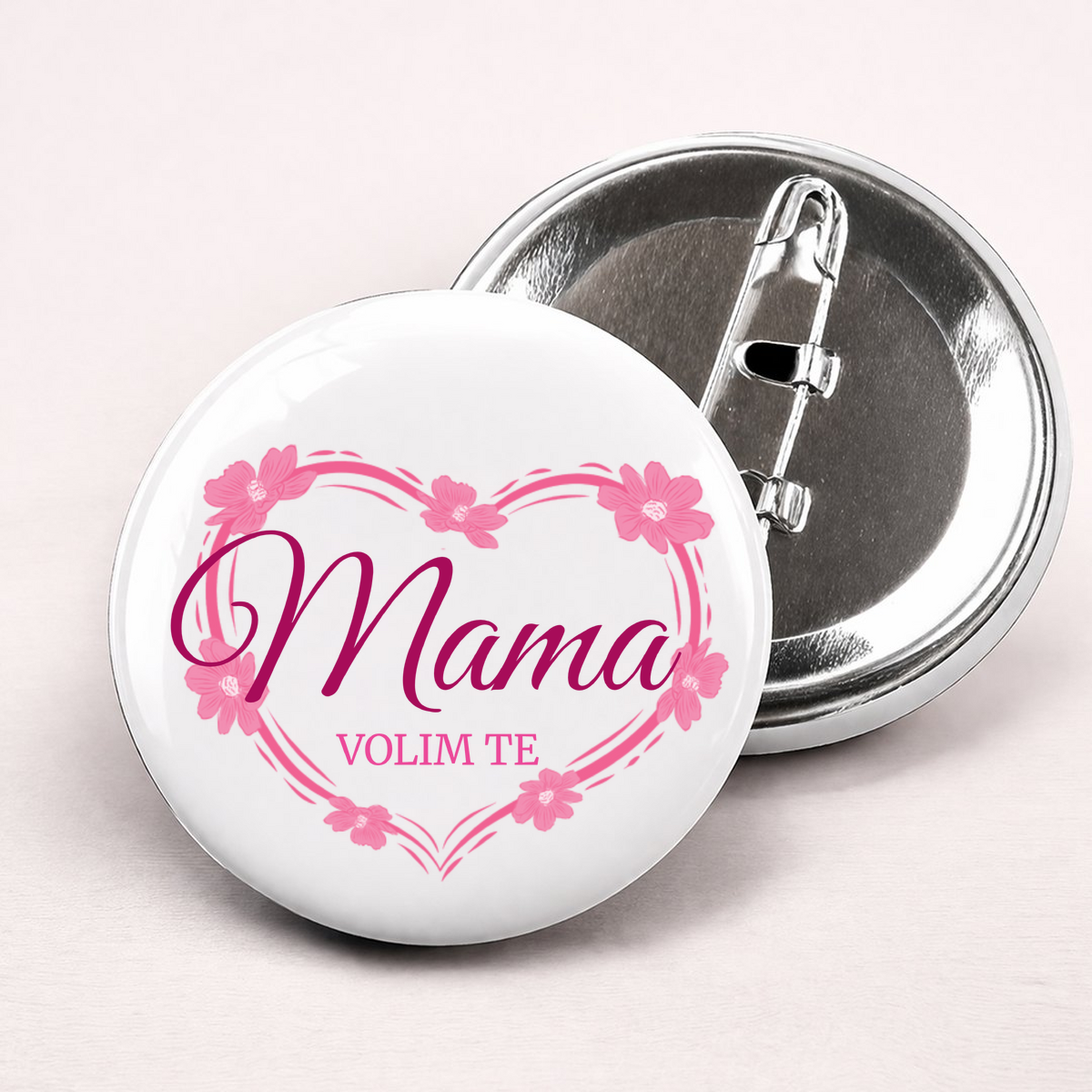 Mama volim te! - Bedževi – prikaz proizvoda