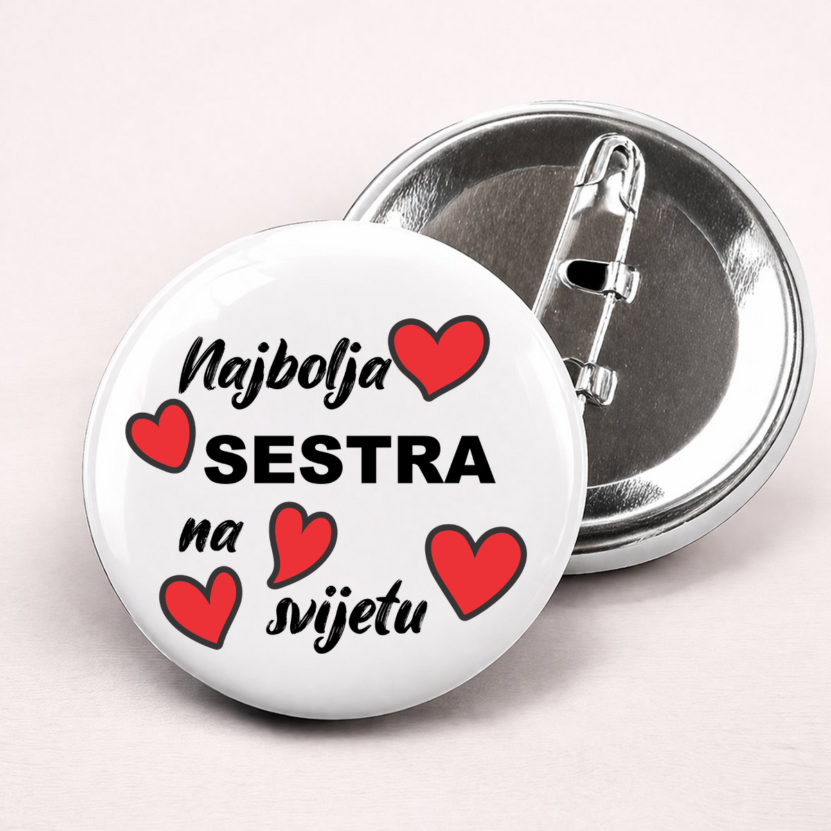 Najbolja sestra na svijetu 2 - Bedževi – prikaz proizvoda