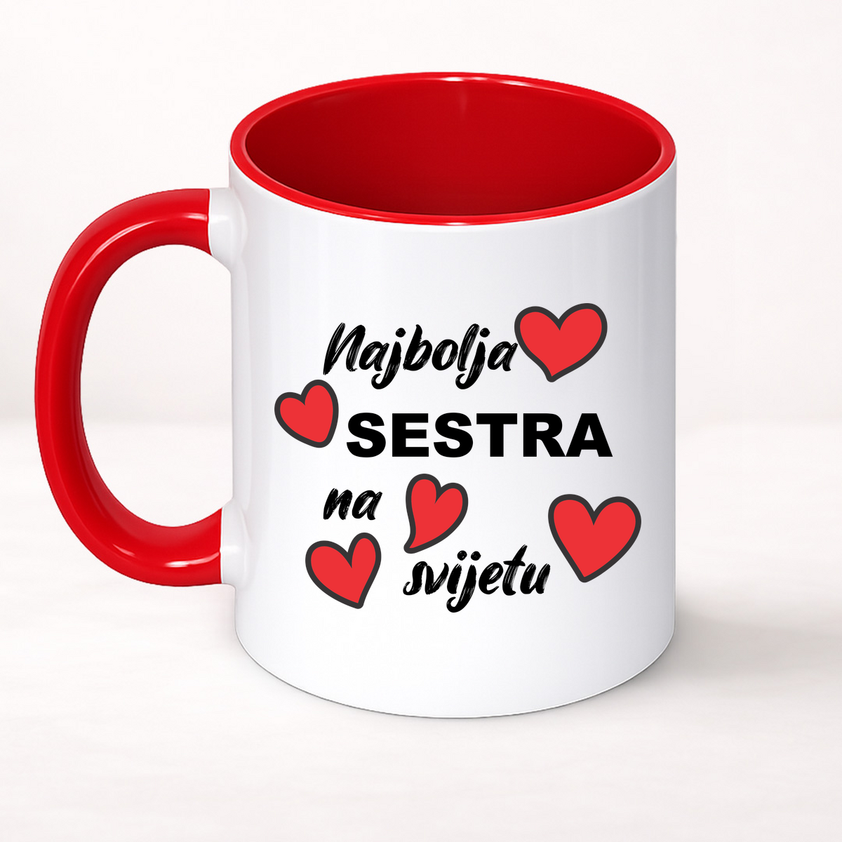 Najbolja sestra na svijetu 2 - Šolja Classic – prikaz proizvoda