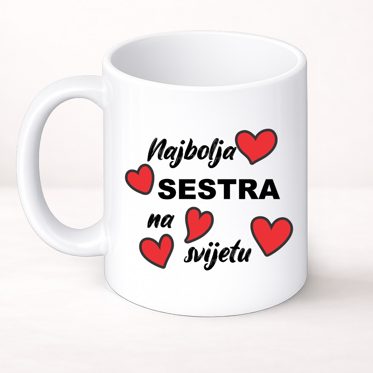 Najbolja sestra na svijetu 2 - Šolja Classic – prikaz proizvoda