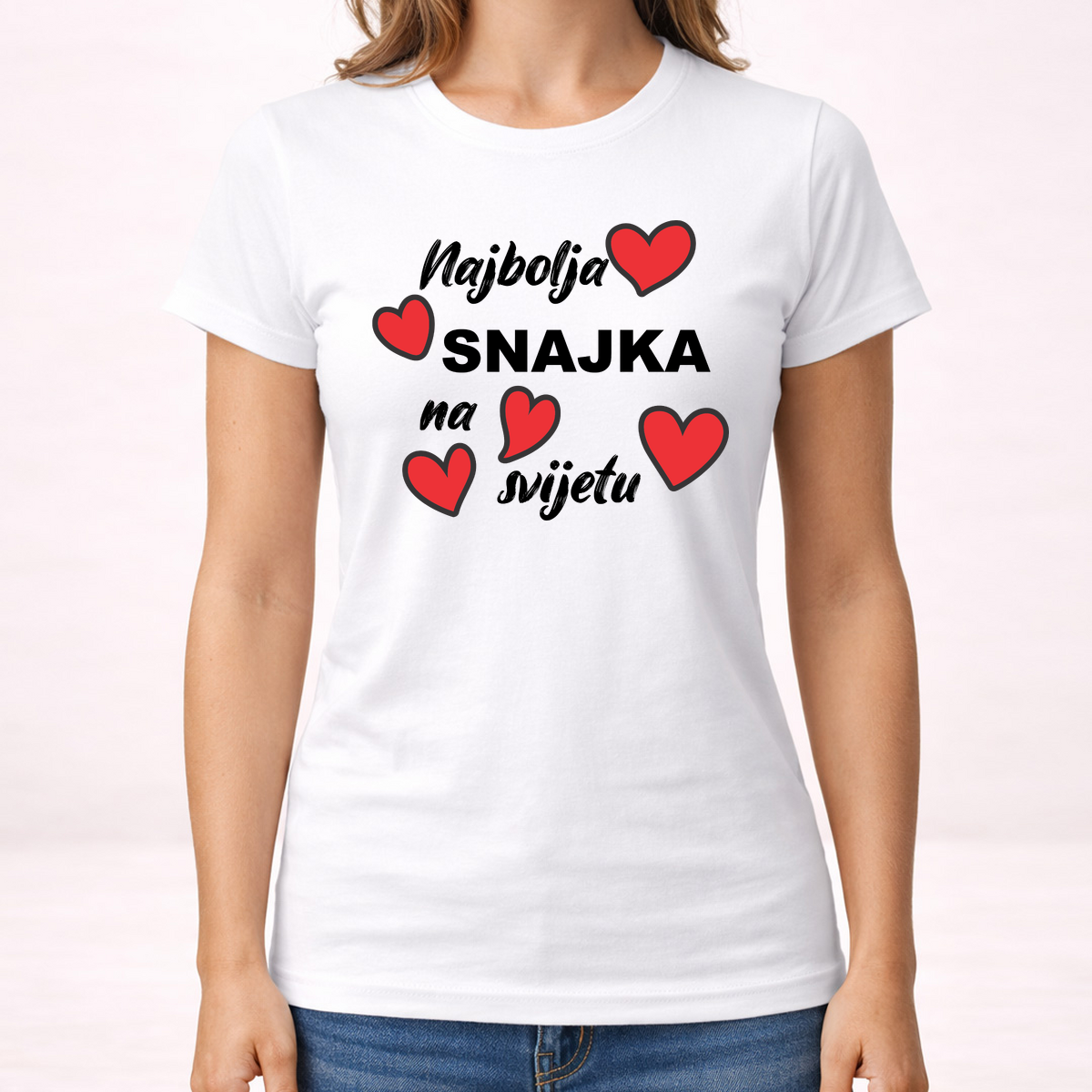 Najbolja snajka na svijetu 2 - Majica - Ženska – prikaz proizvoda