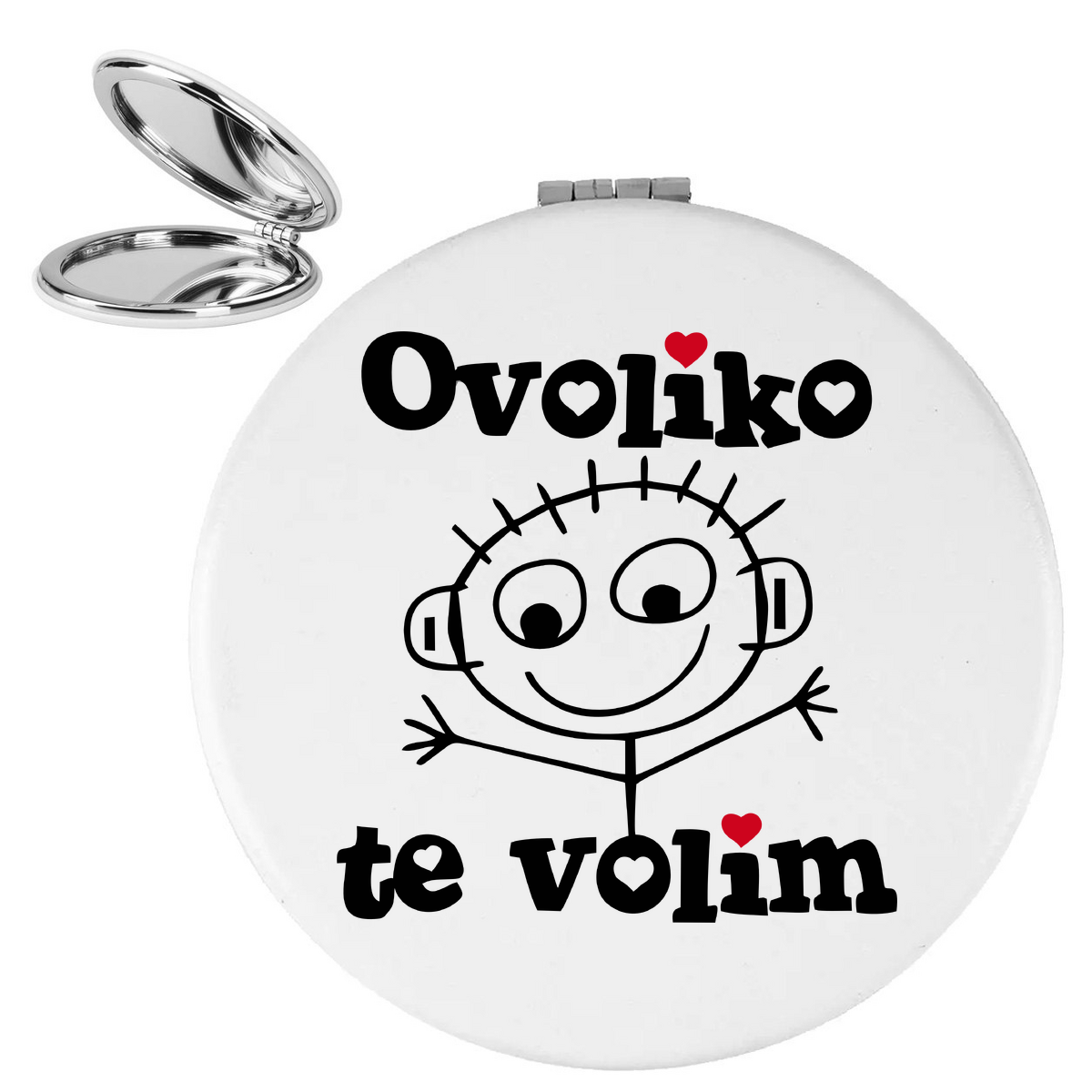 Ovoliko te volim - On - Ogledalce – prikaz proizvoda