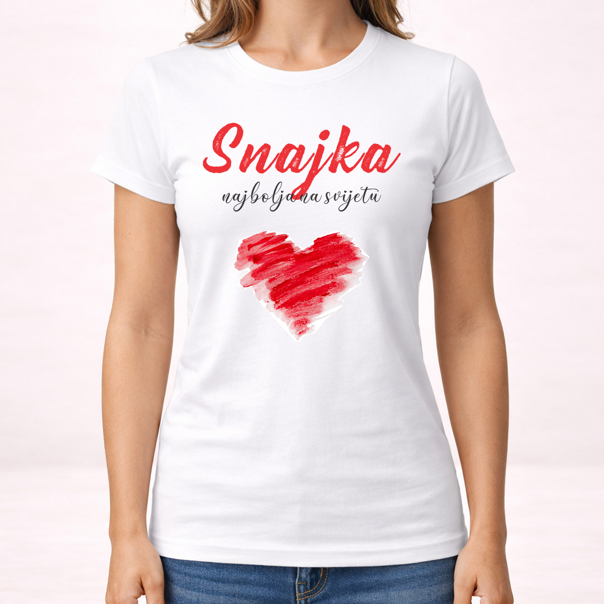 Snajka najbolja na svijetu - Majica - Ženska – prikaz proizvoda