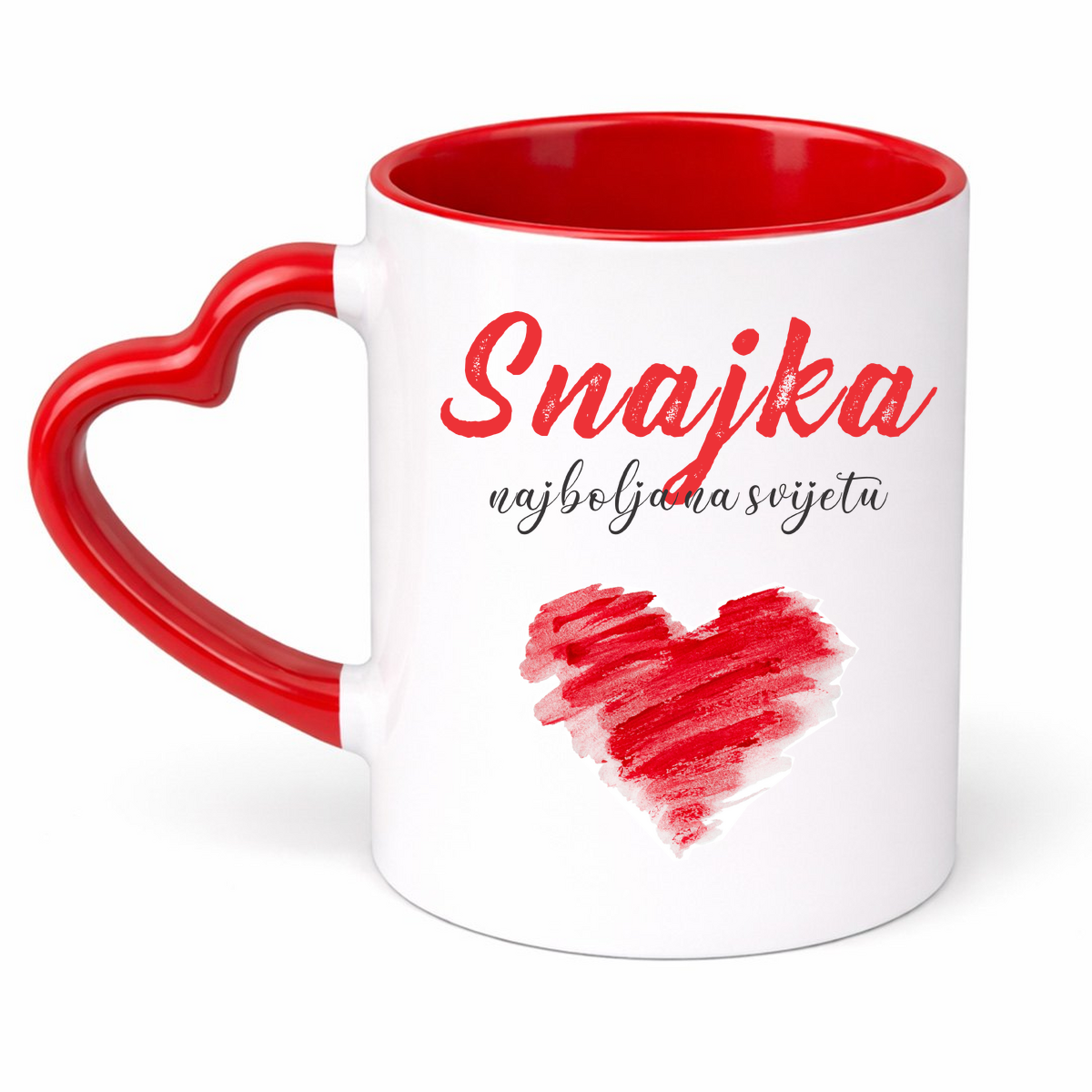 Snajka najbolja na svijetu - Šolja Srce – prikaz proizvoda