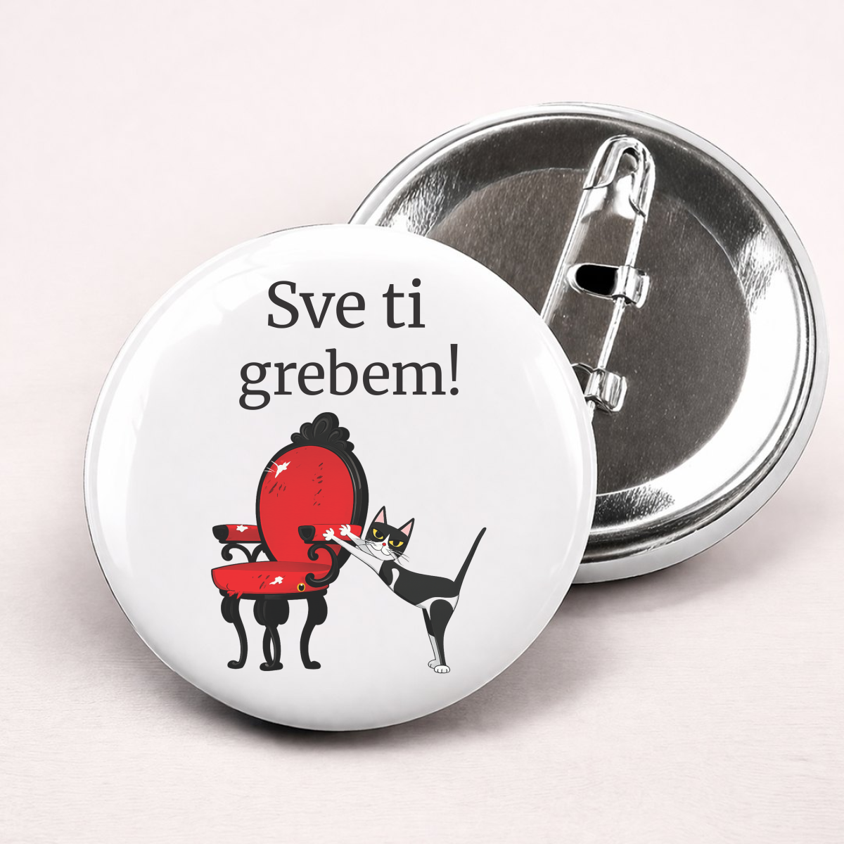 Sve ti grebem - Bedževi – prikaz proizvoda