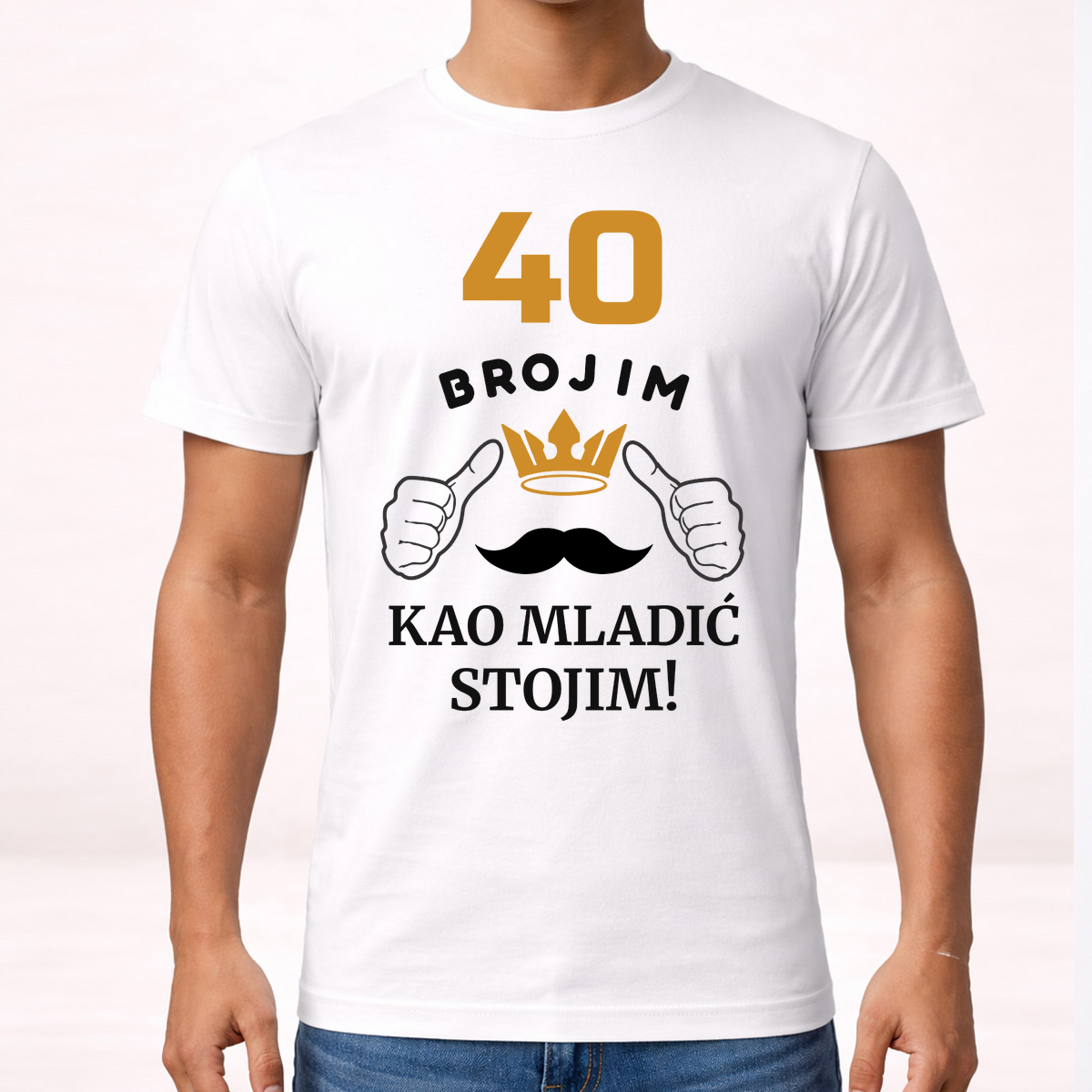 XX brojim kao mladić stojim - Majica – prikaz proizvoda