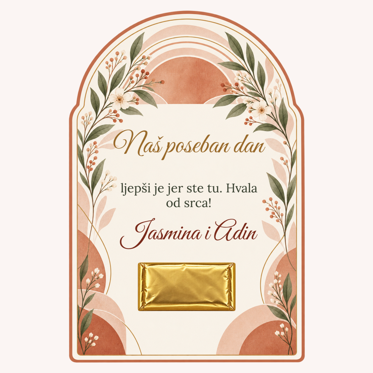 Zahvalnica · Zalazak i ljubav – prikaz proizvoda