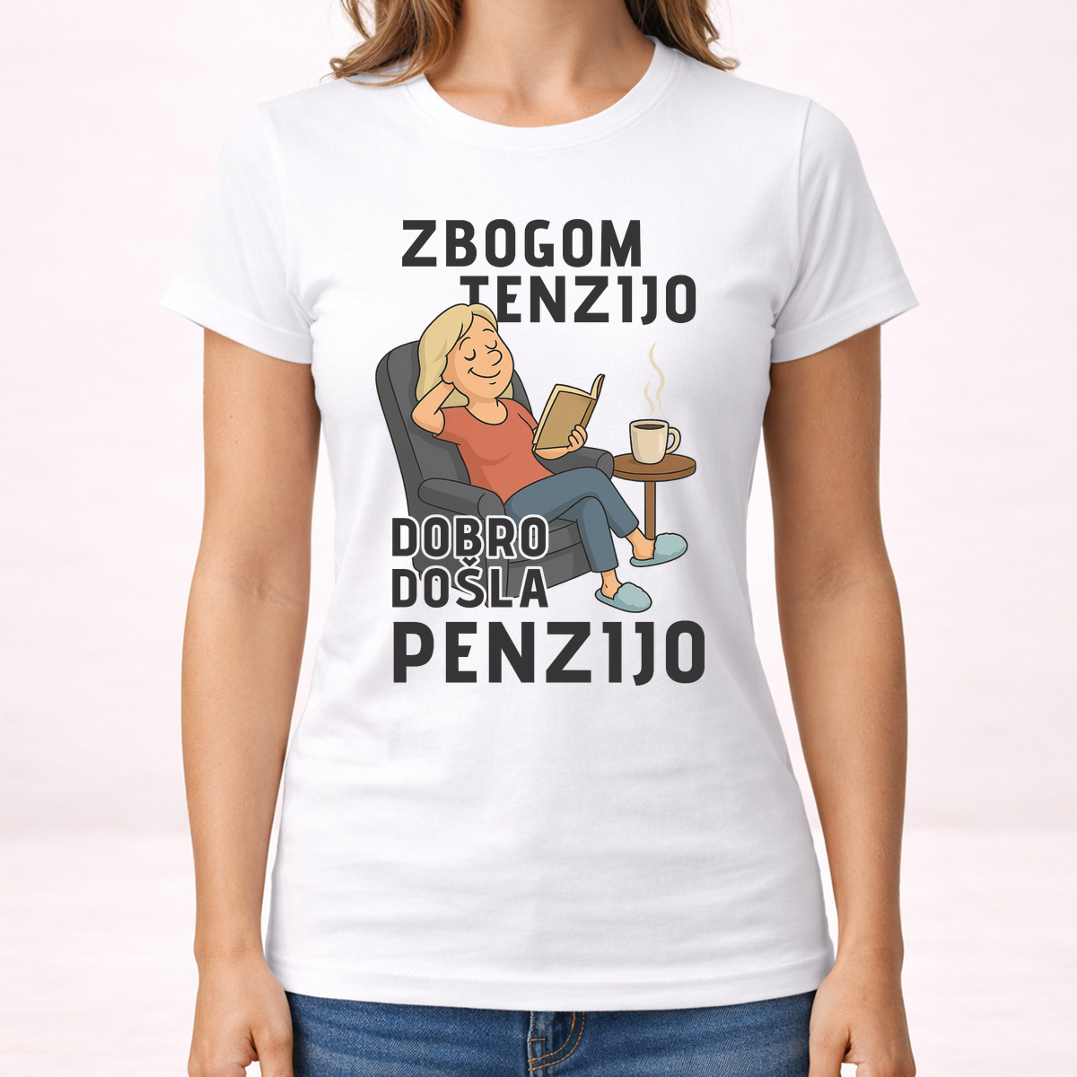 Zbogom tenzijo dobro došla penzijo 1 - Majica - Ženska – prikaz proizvoda