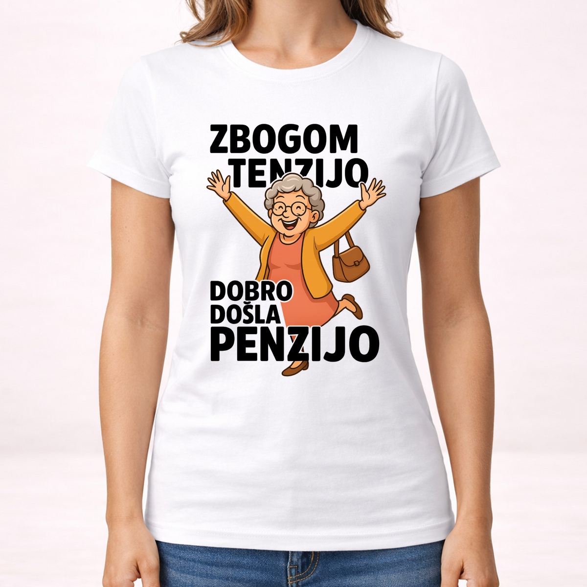 Zbogom tenzijo dobro došla penzijo 2 - Majica - Ženska – prikaz proizvoda